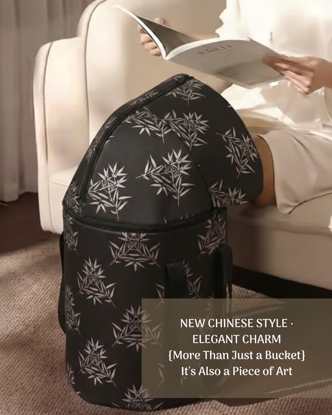SunMoon® Foldable Knee-high Foot Soak Bucket