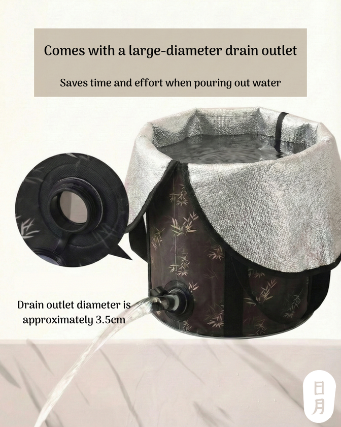 SunMoon®  Foldable Knee-high Foot Soak Bucket